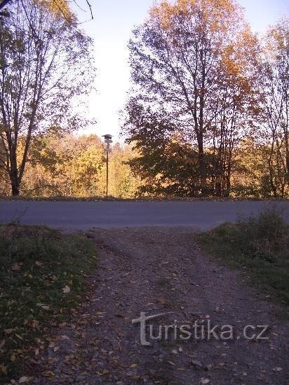 von Hůrek bis zum Wegweiser