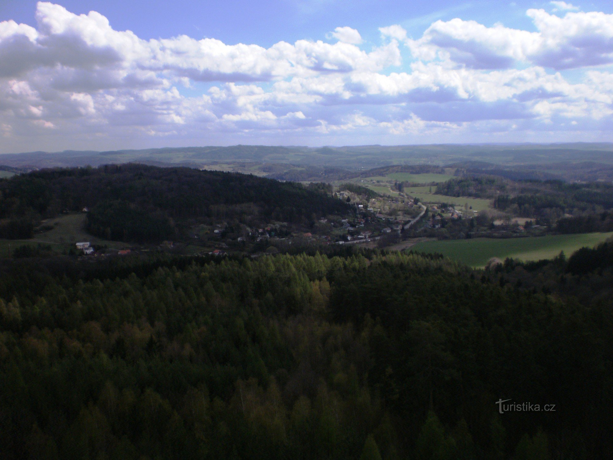 From Kamenice via Vlková to Babice