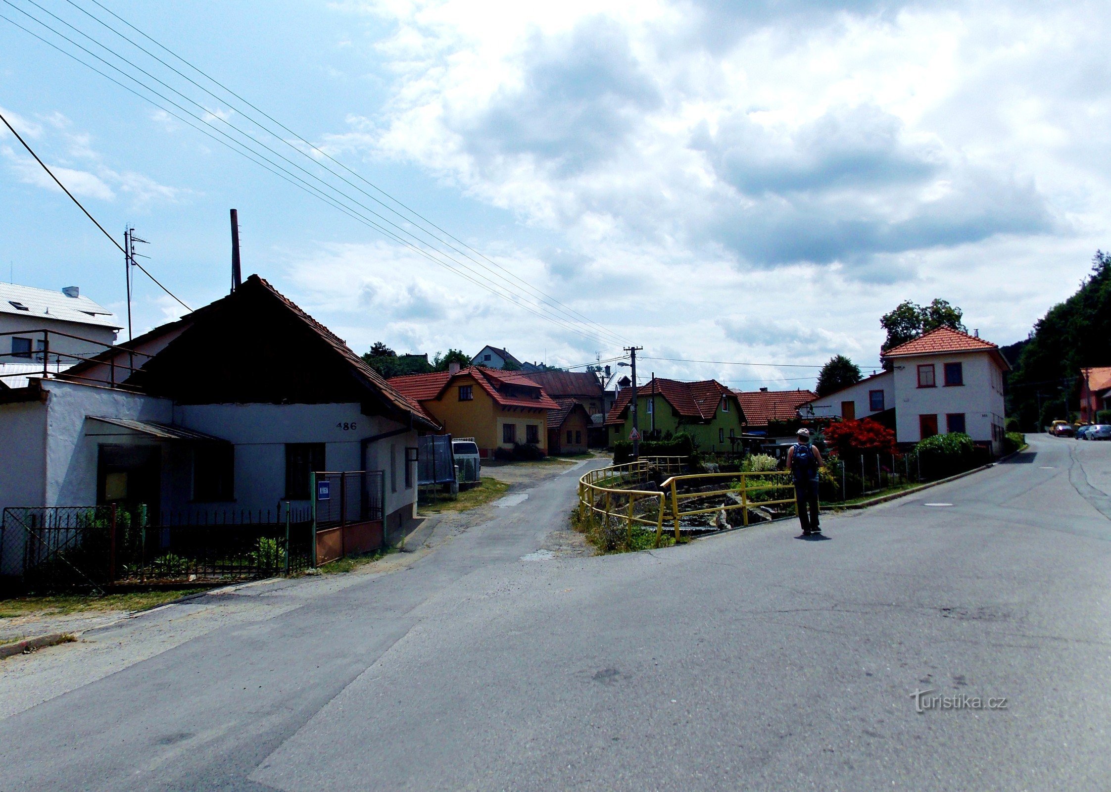 From Vizovice square to Janova hora