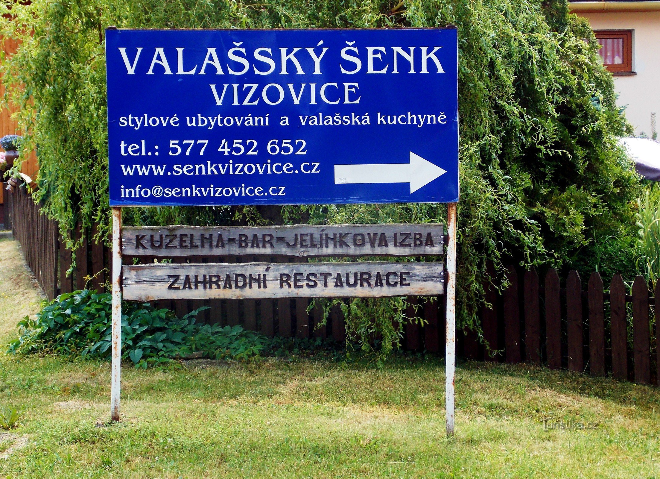 From Vizovice square to Janova hora