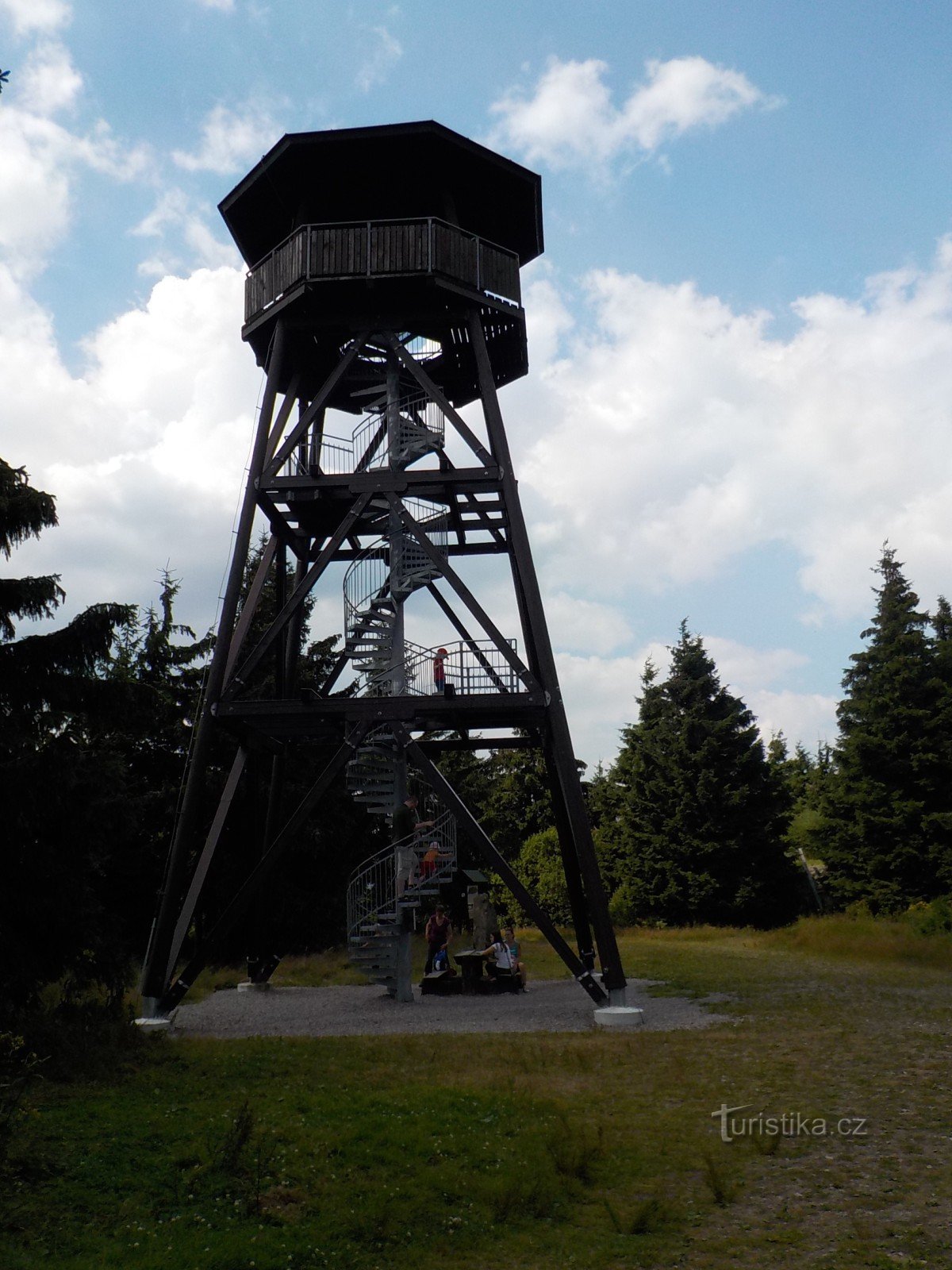 De Neratov a Bartošovice pela torre de vigia e Hanička