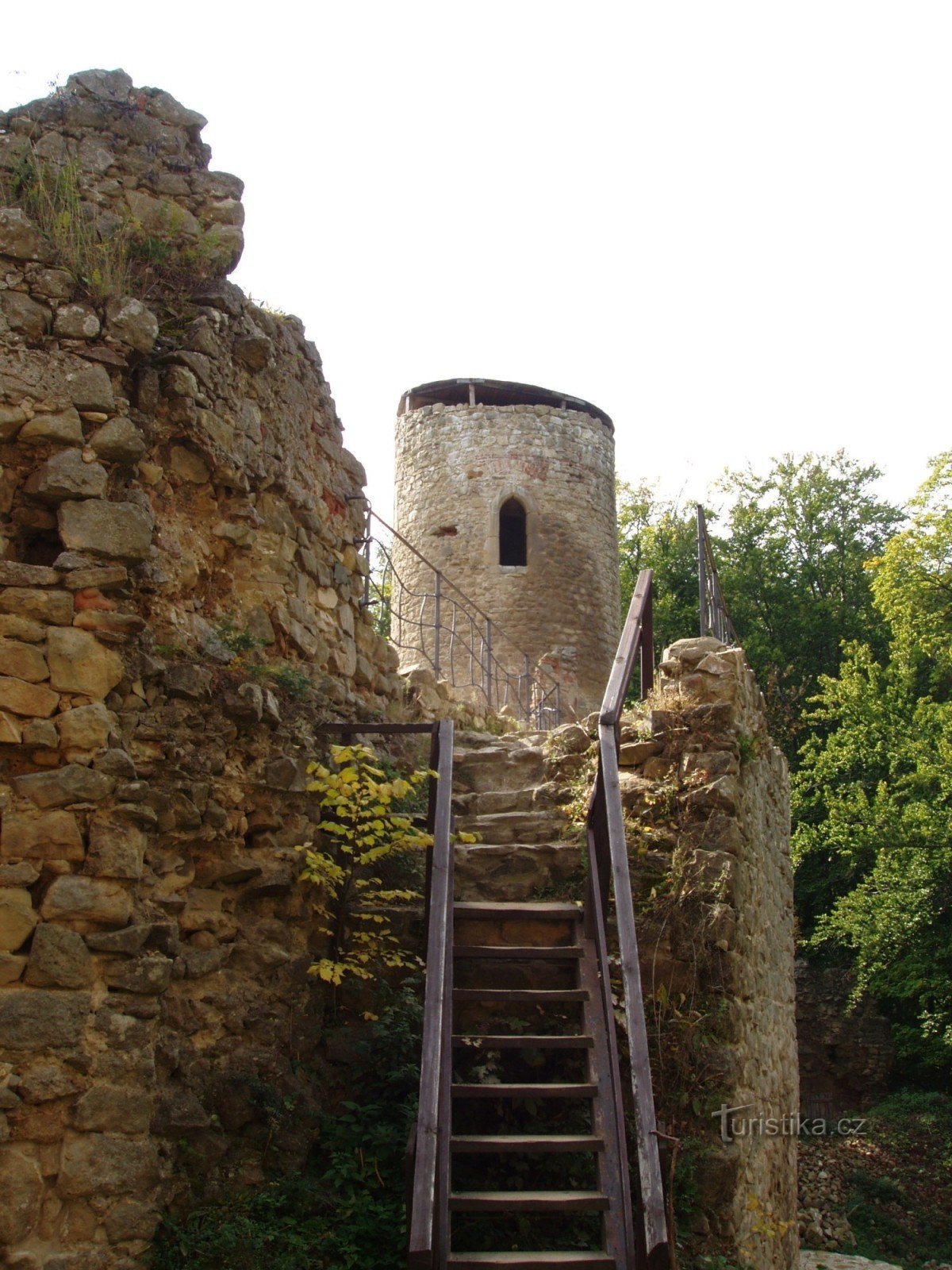 从 Nesovice 到 Koryčany 附近的 Cimburk 城堡