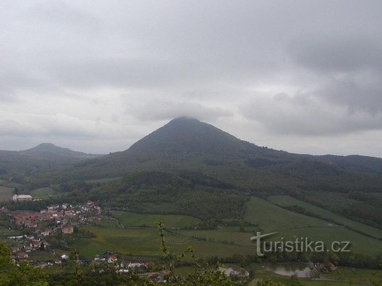 Da Ostrý a Milešovka