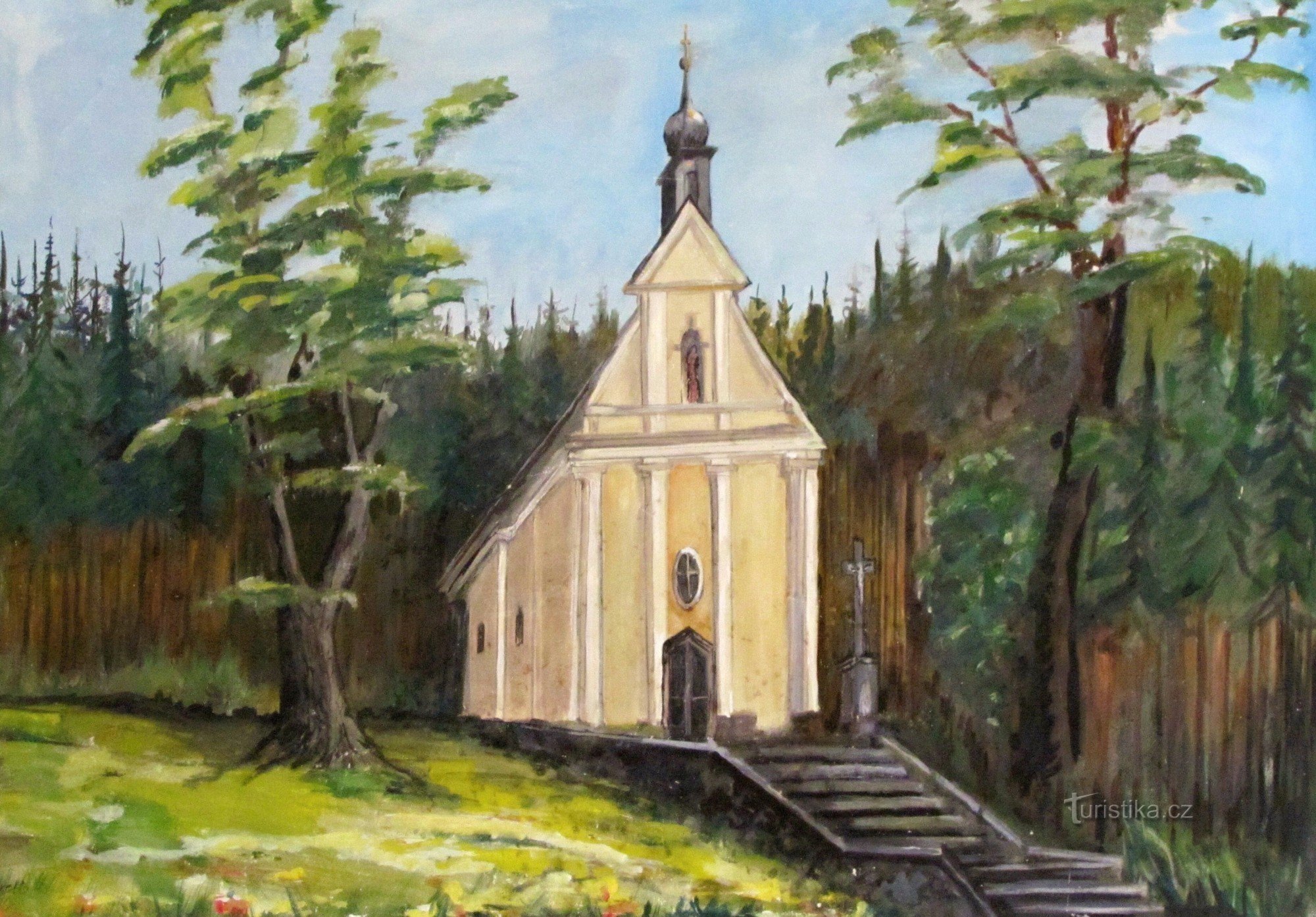 De Provodov à l'église de pèlerinage de Malenisko