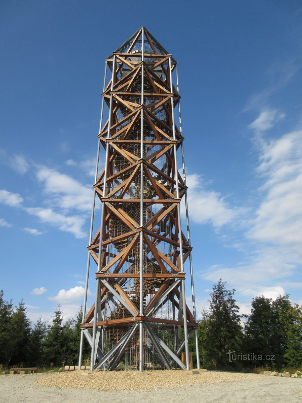 Desde Třebíč por el sendero Na Pekelný kopec hasta el mirador Na Pekelný kopci