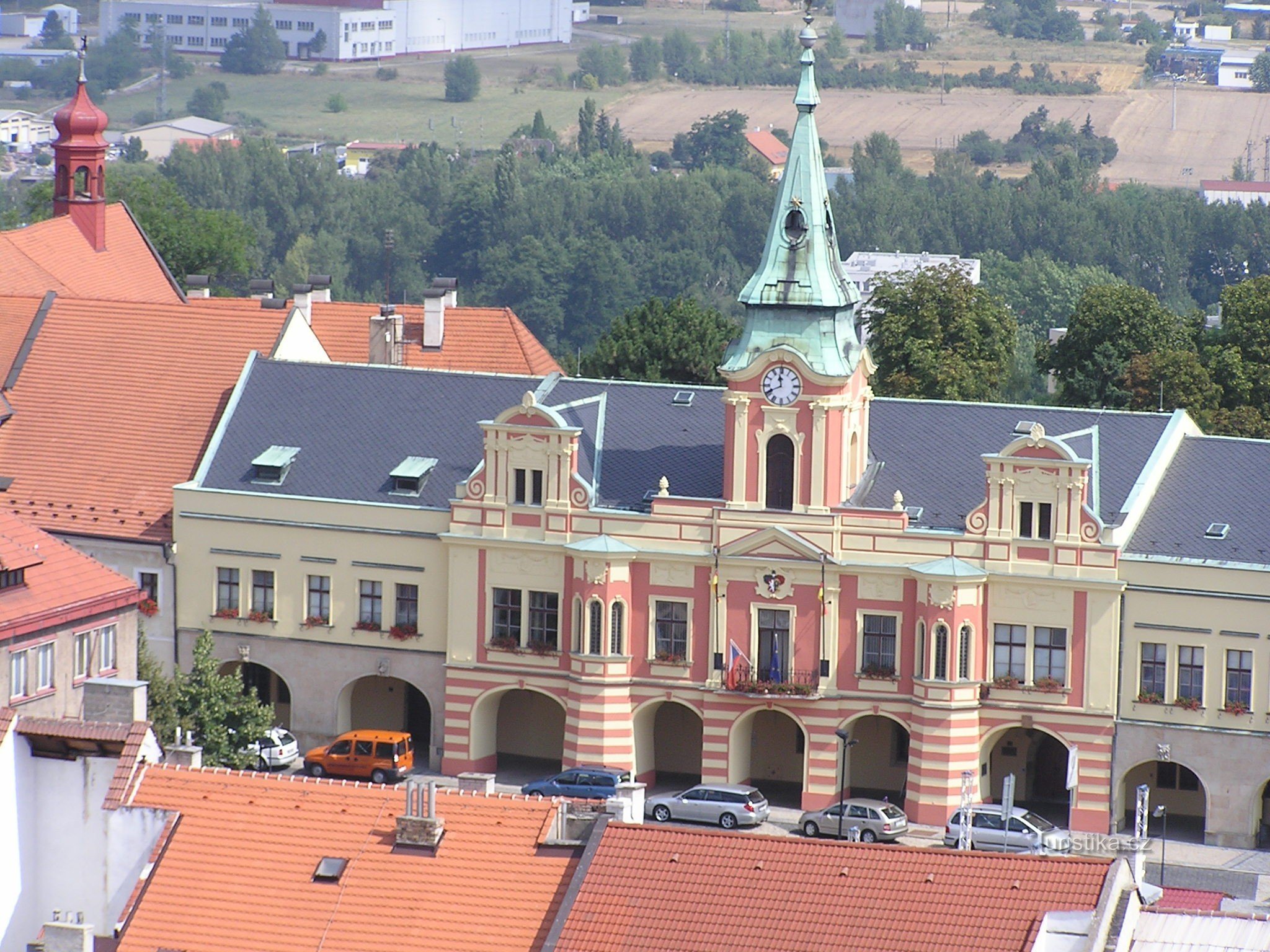 Vom Turm der Kirche St. Peter und Paul (8/2014)