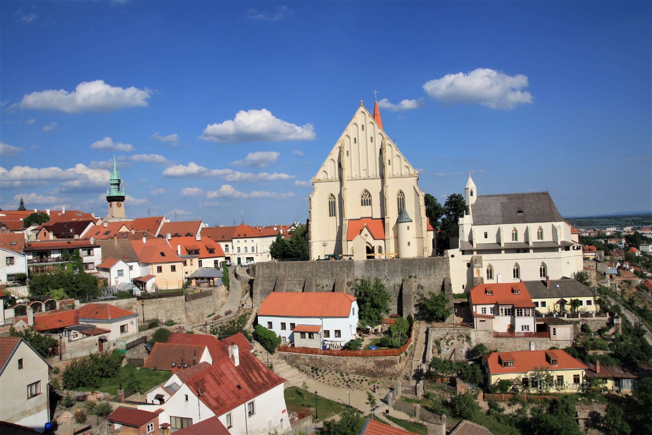 From the vantage point there is a unique view of the church of St. Nicholas