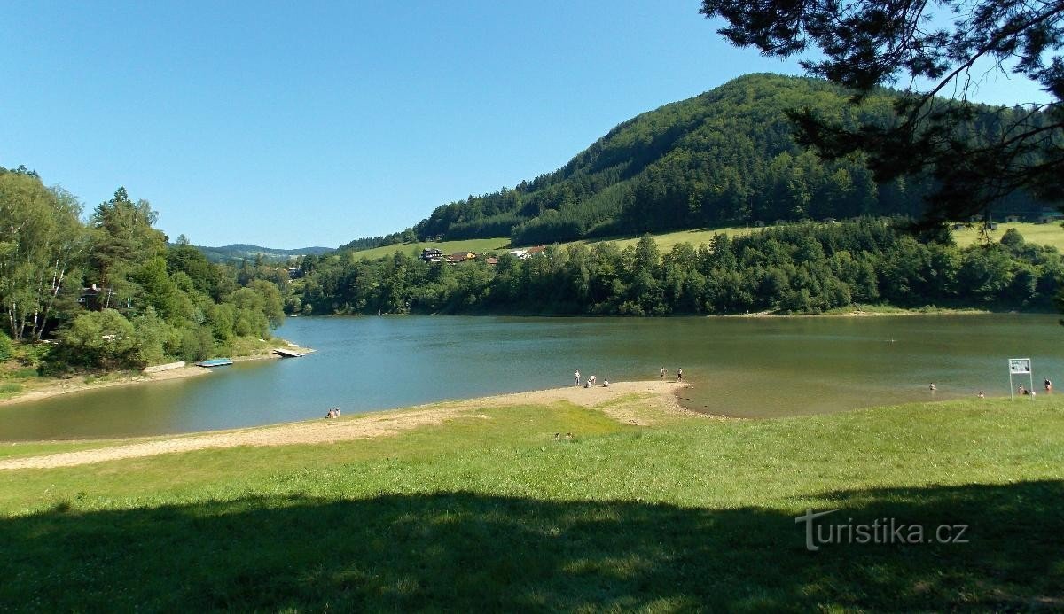 Om te zwemmen in Bystřička