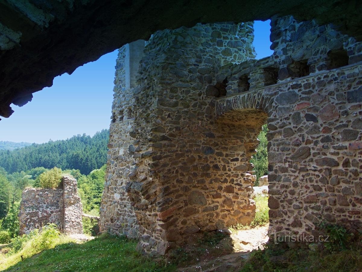 Per il romanticismo al castello di Rokštejn