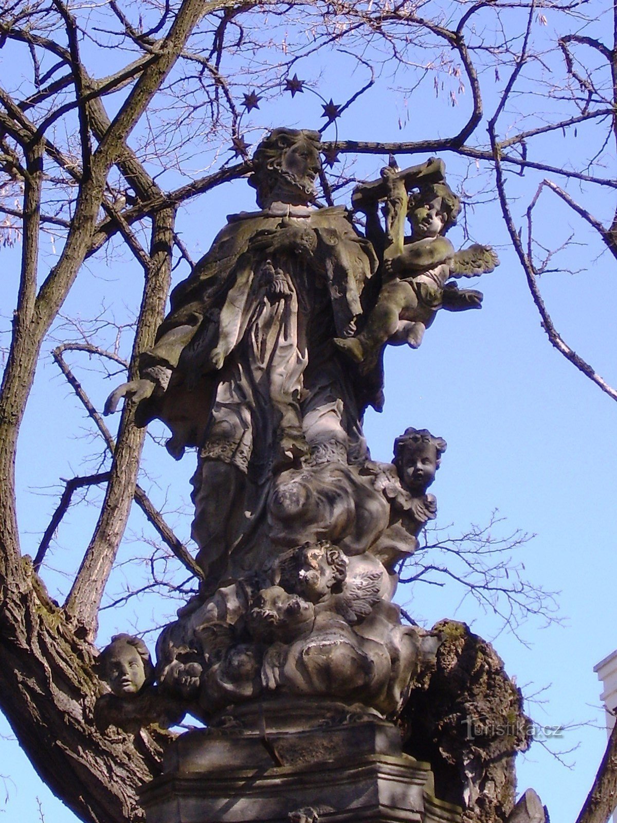 At følge billedhuggeren Jiří Antonín Heinz til Olomouc