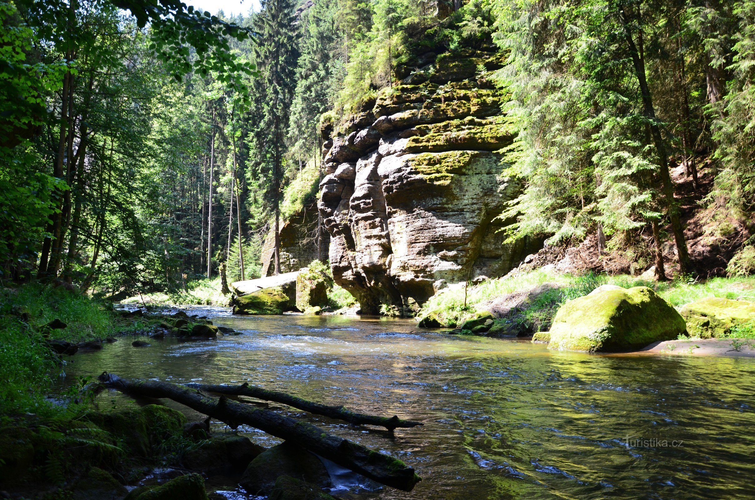 Behind the gorges in Hřensko