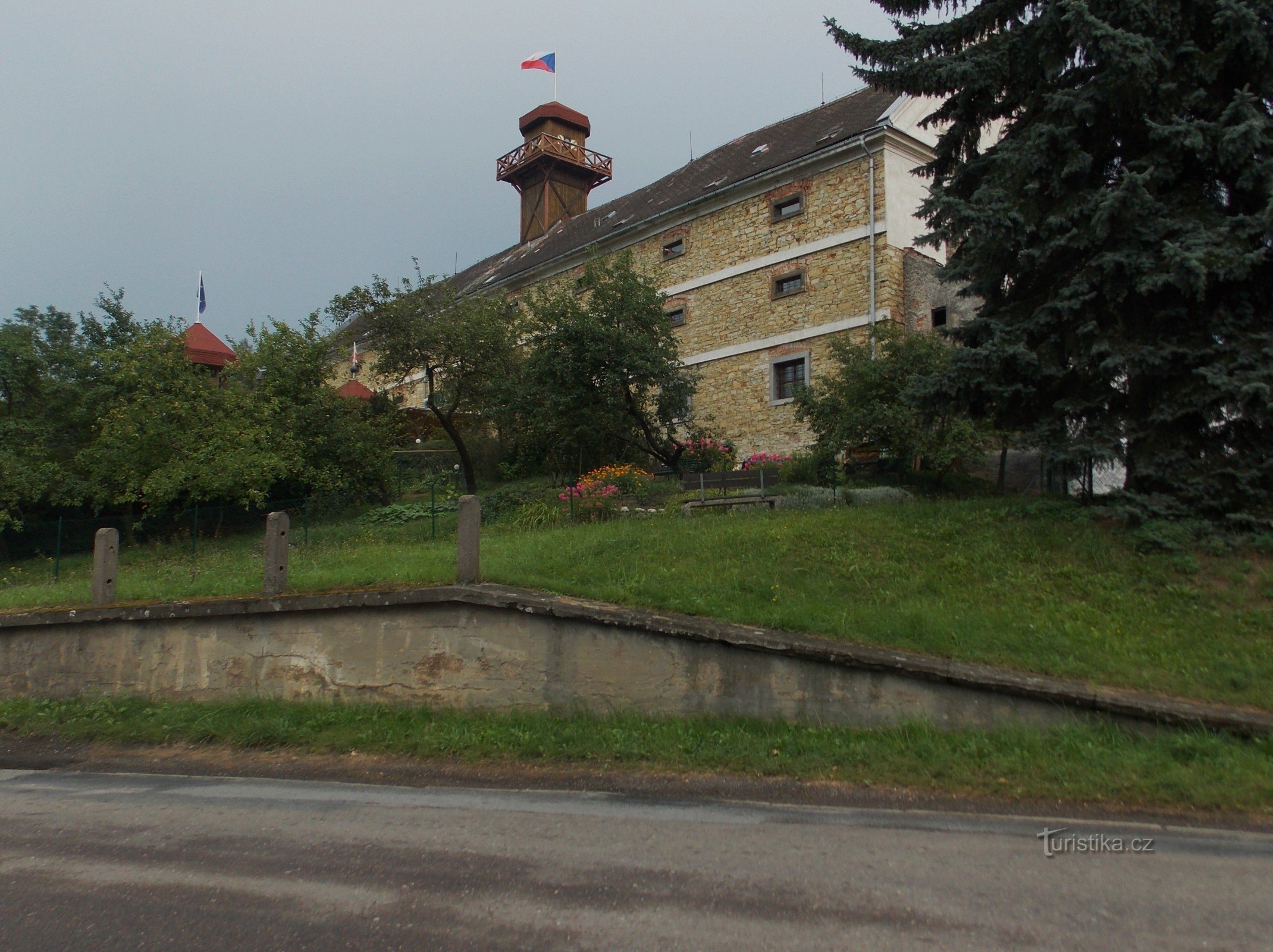 Para artesanato antigo no Museu em Letohrad