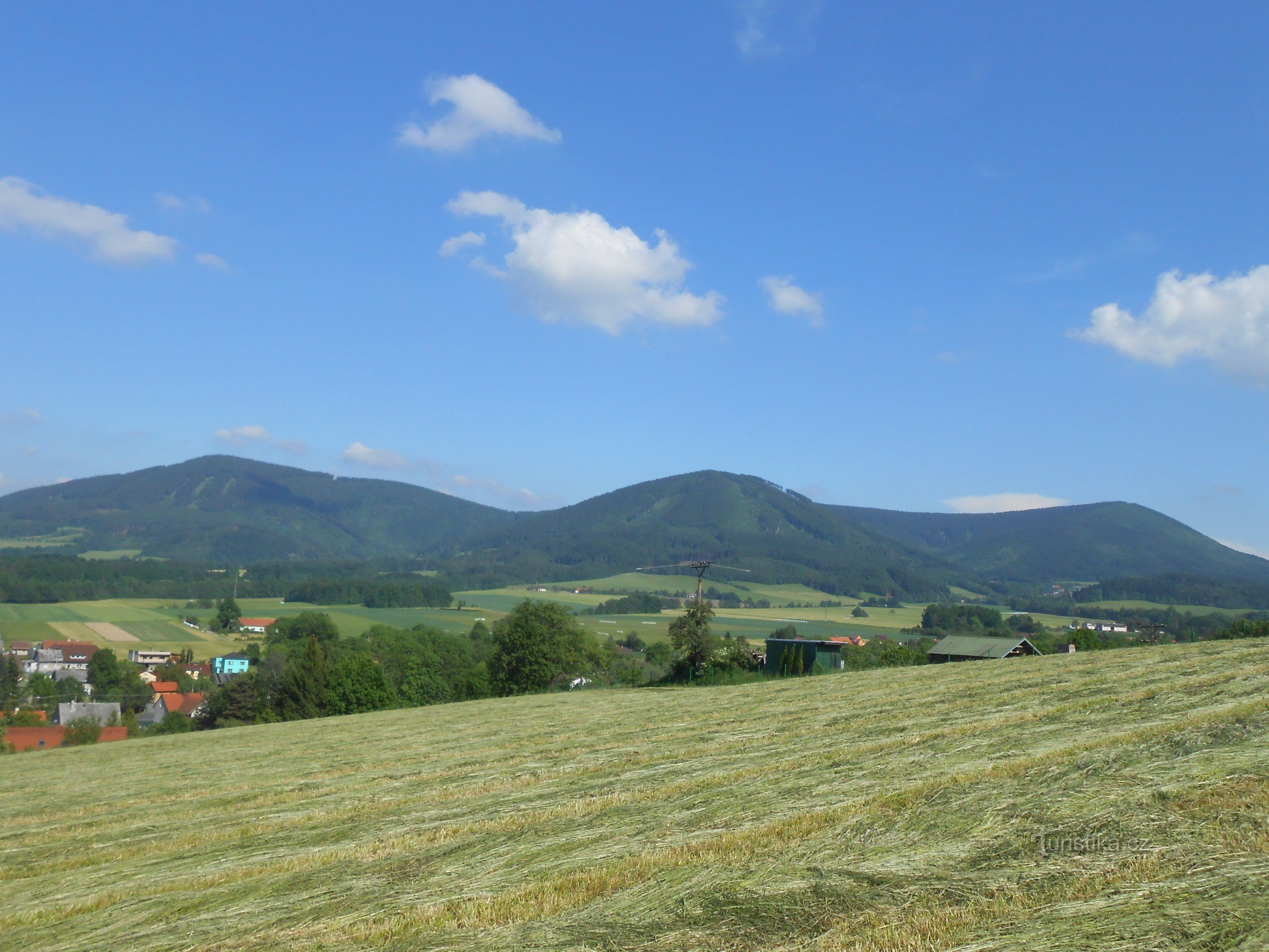 Für die Aussicht auf das Kozlovice-Becken