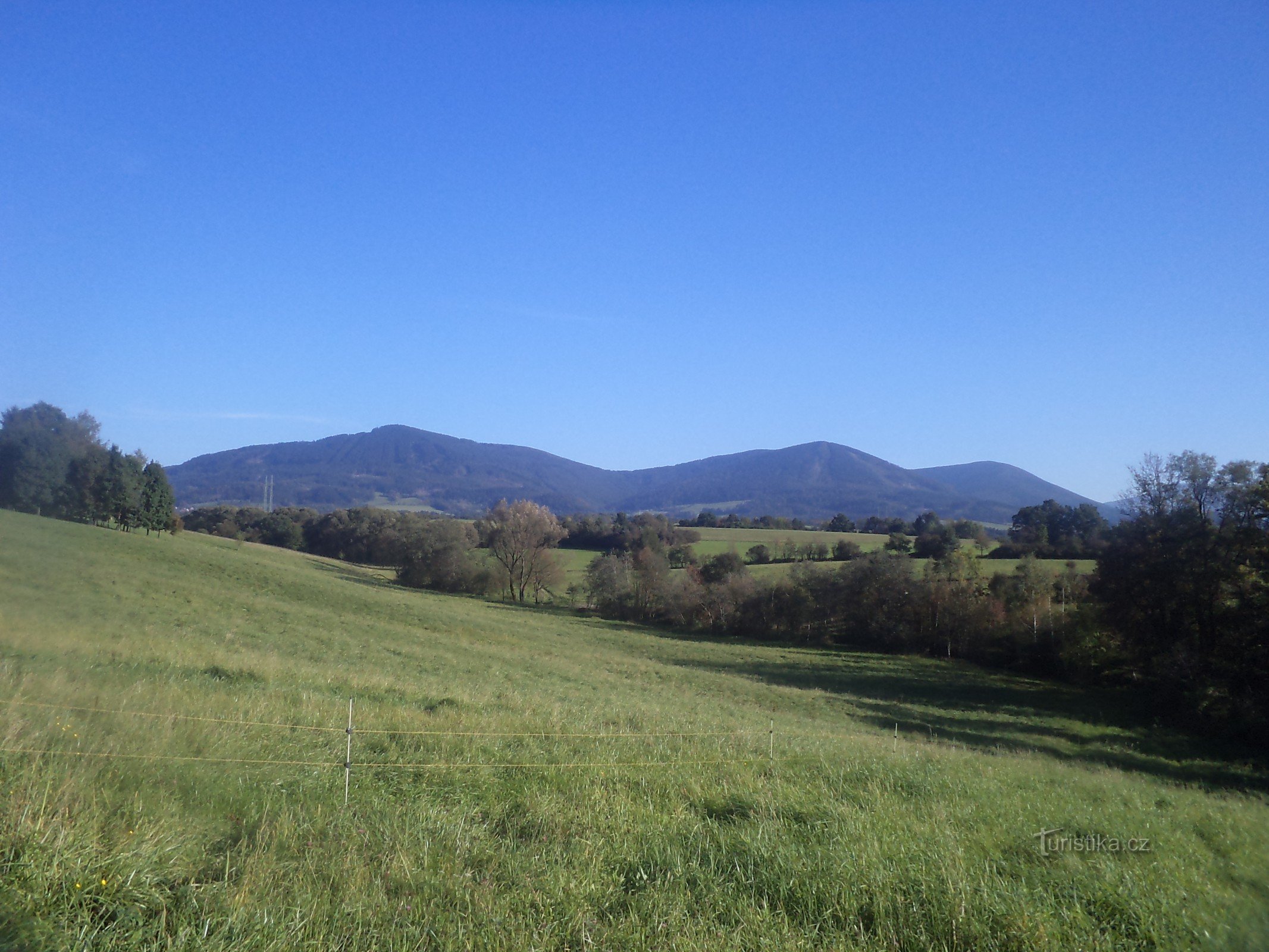 behind the view of Kozlovická hora
