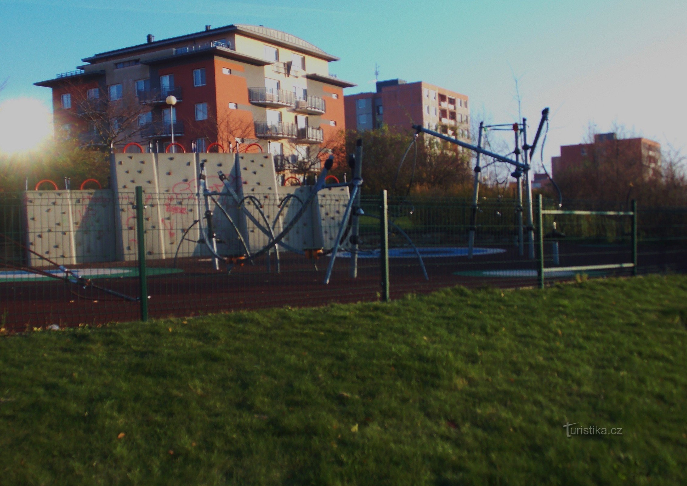 Pour vous amuser, rendez-vous au Central Park de Zlín