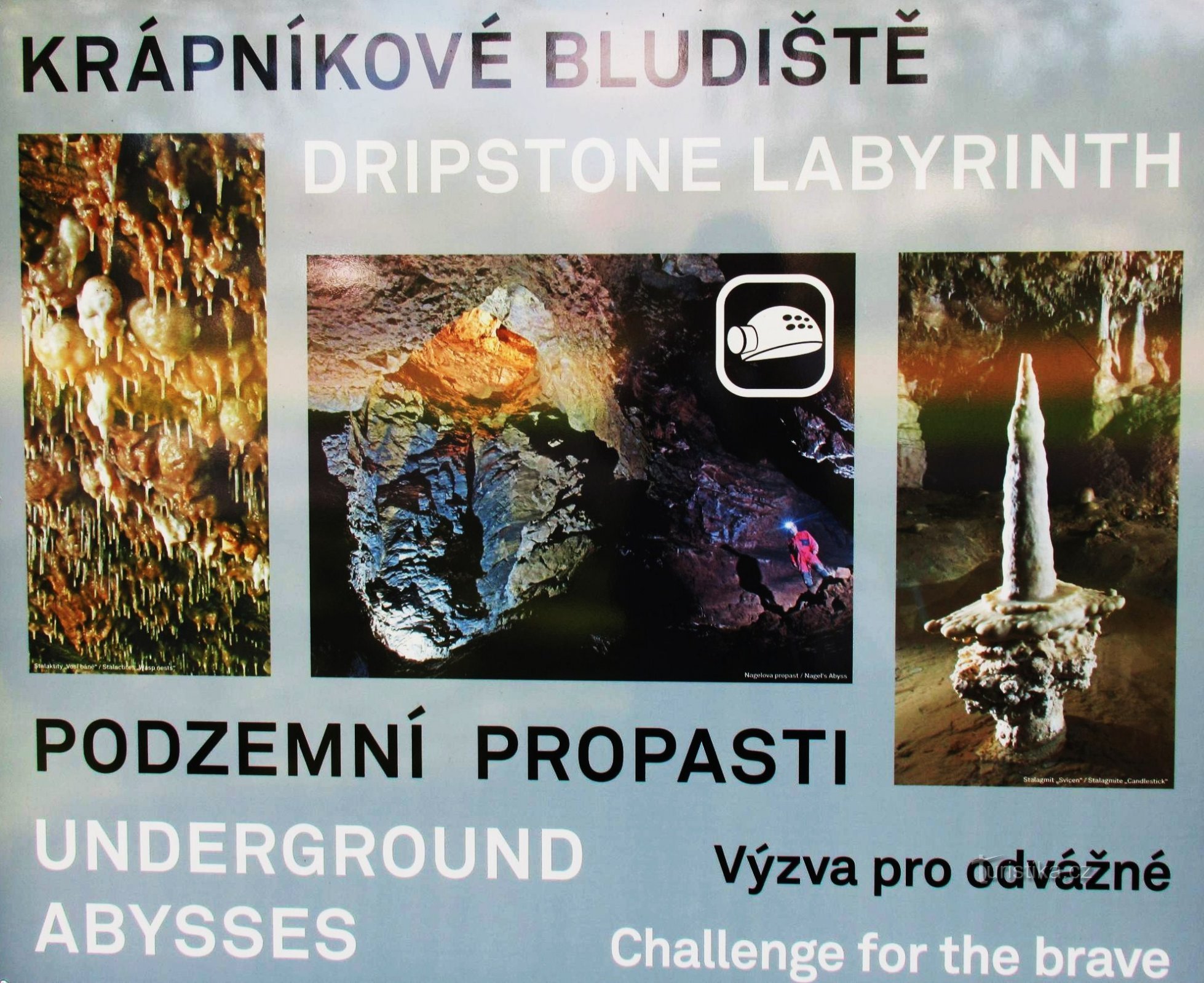 Para experiências em Sloupsko - cavernas Šošůvské