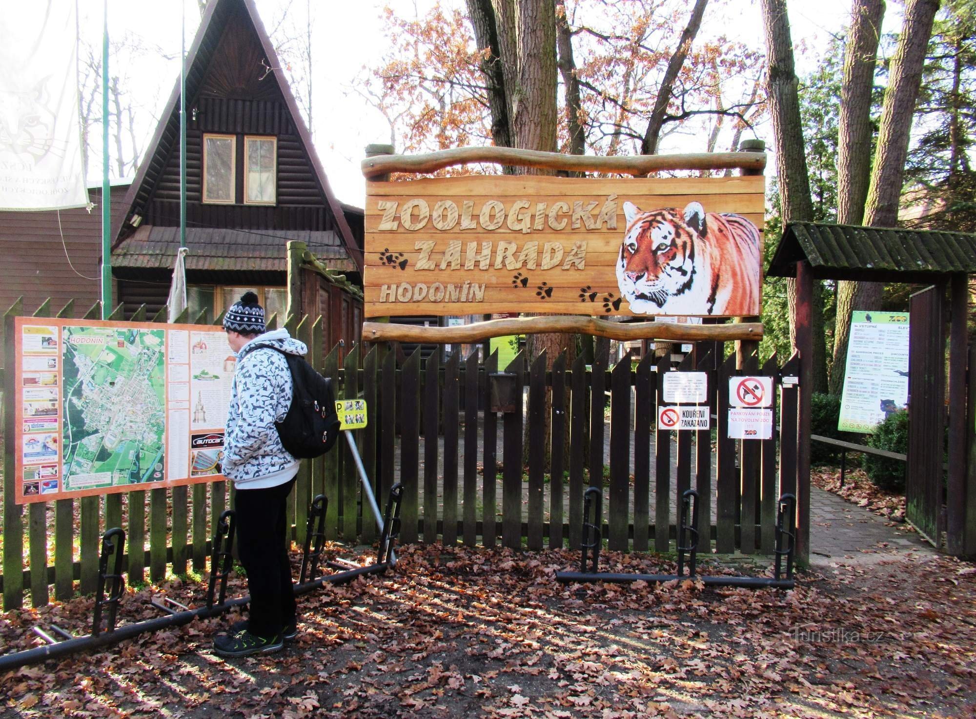 Cho động vật đến ZOO ở Hodonín