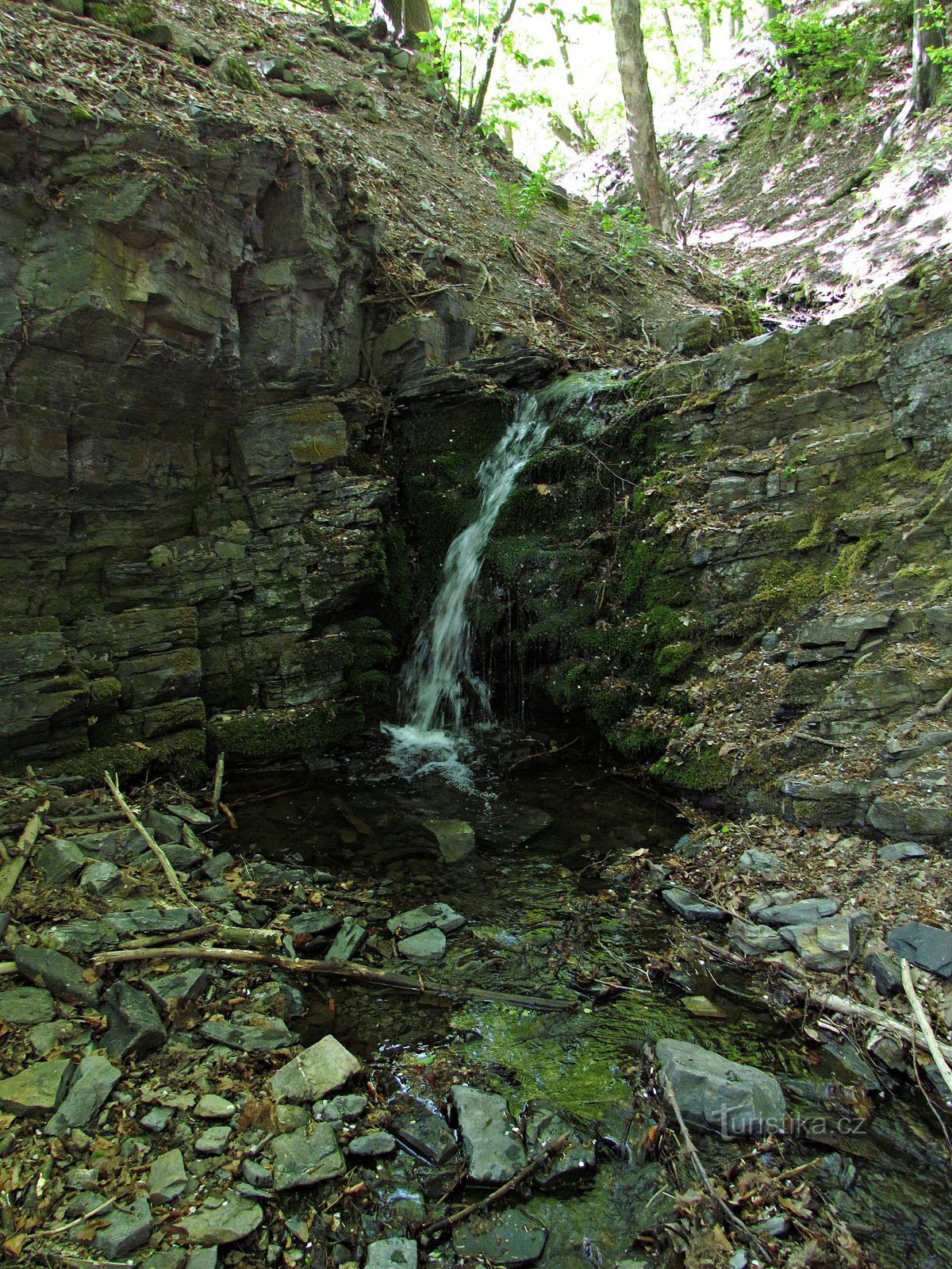Žabnice-Wasserfälle