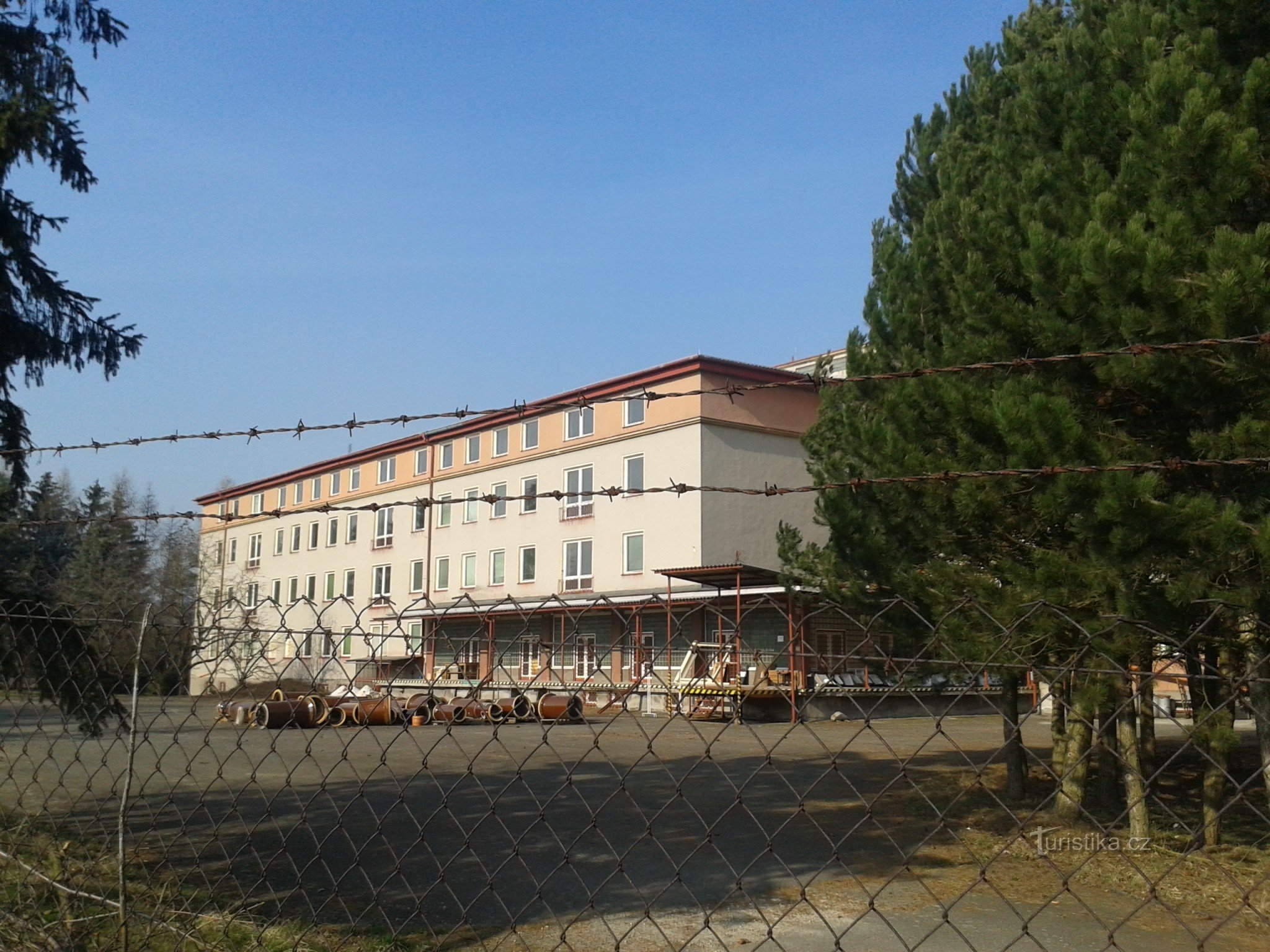 Zábřeh - area of ​​the sleeping hospital (warehouse of medical supplies)