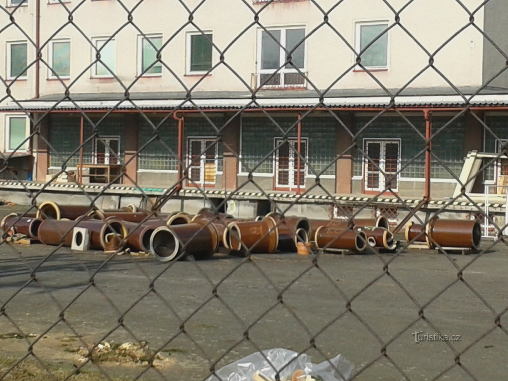 Zábřeh - area of ​​the sleeping hospital (warehouse of medical supplies)