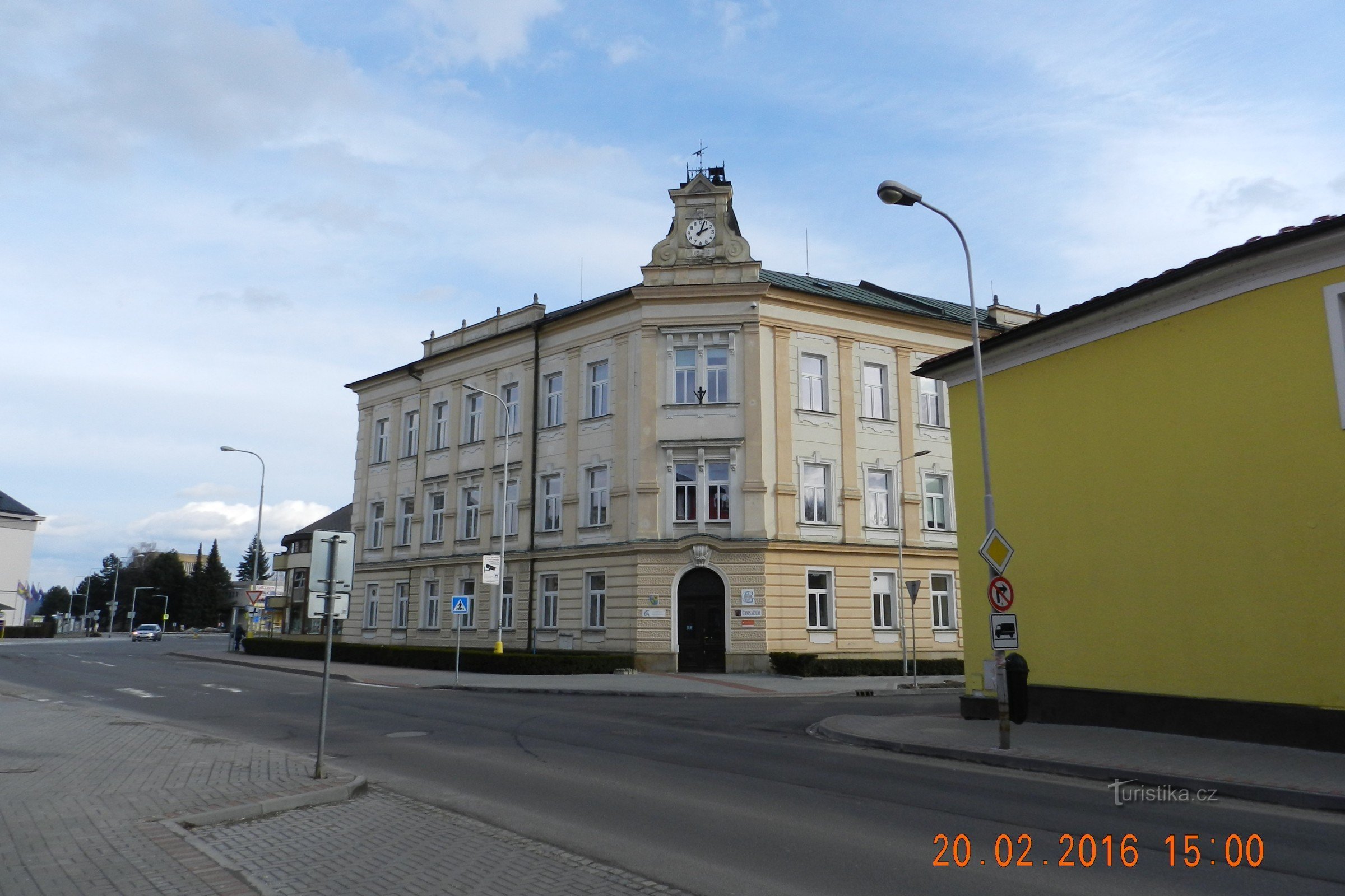 Zábřeh - gymnasiumbygning - den første og ældste gymnasieskole i det nordvestlige Mähren