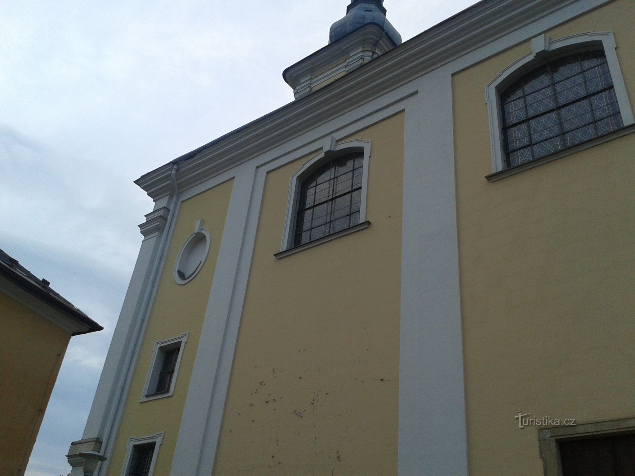 Zábřeh (na Mor.) - Chiesa di San Bartolomeo dall'esterno e dall'interno (aggiunta 19.3.16) + parrocchia