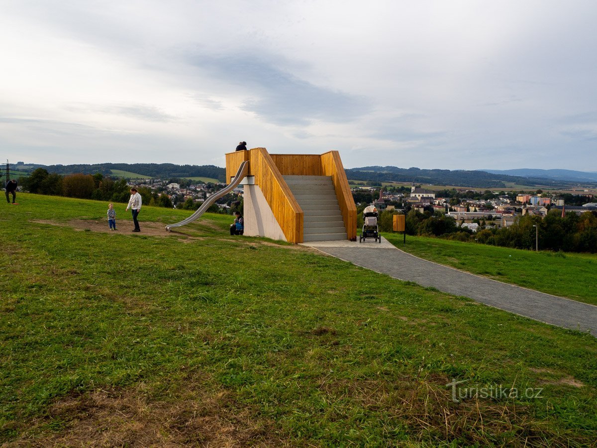 Zábřeh - uitzicht op Humenc