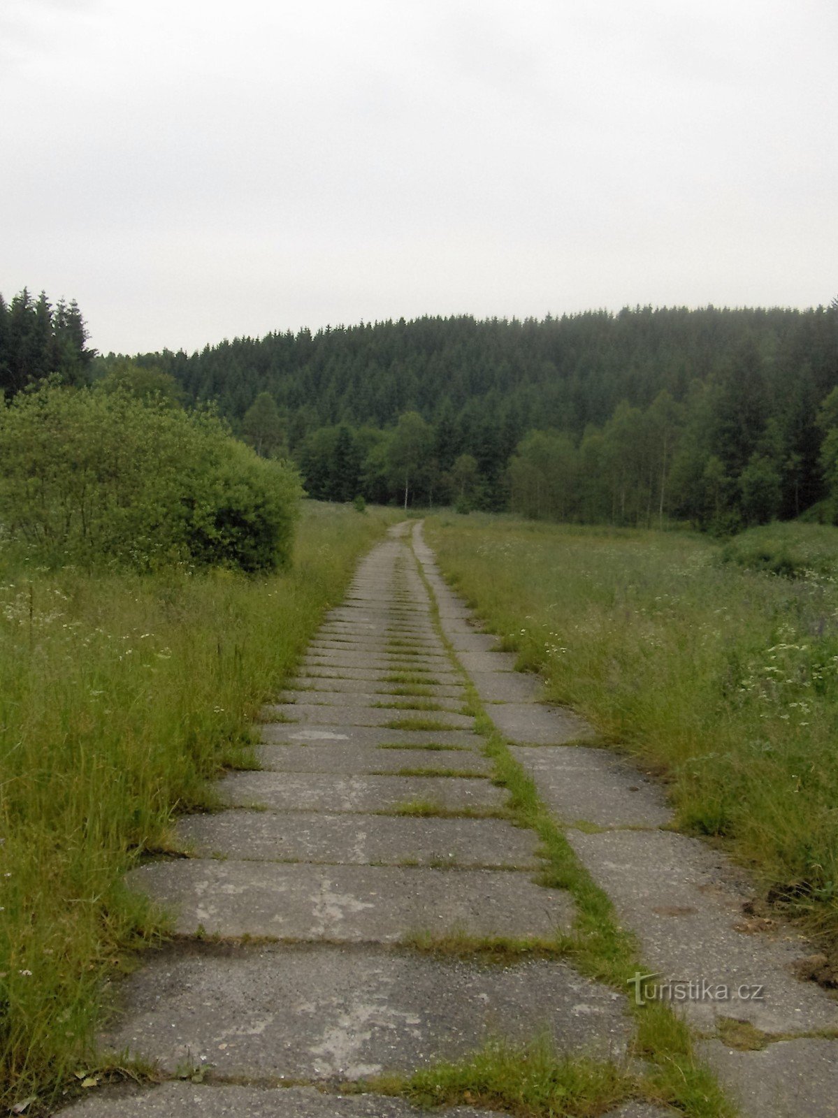 början av Načetín-dalen