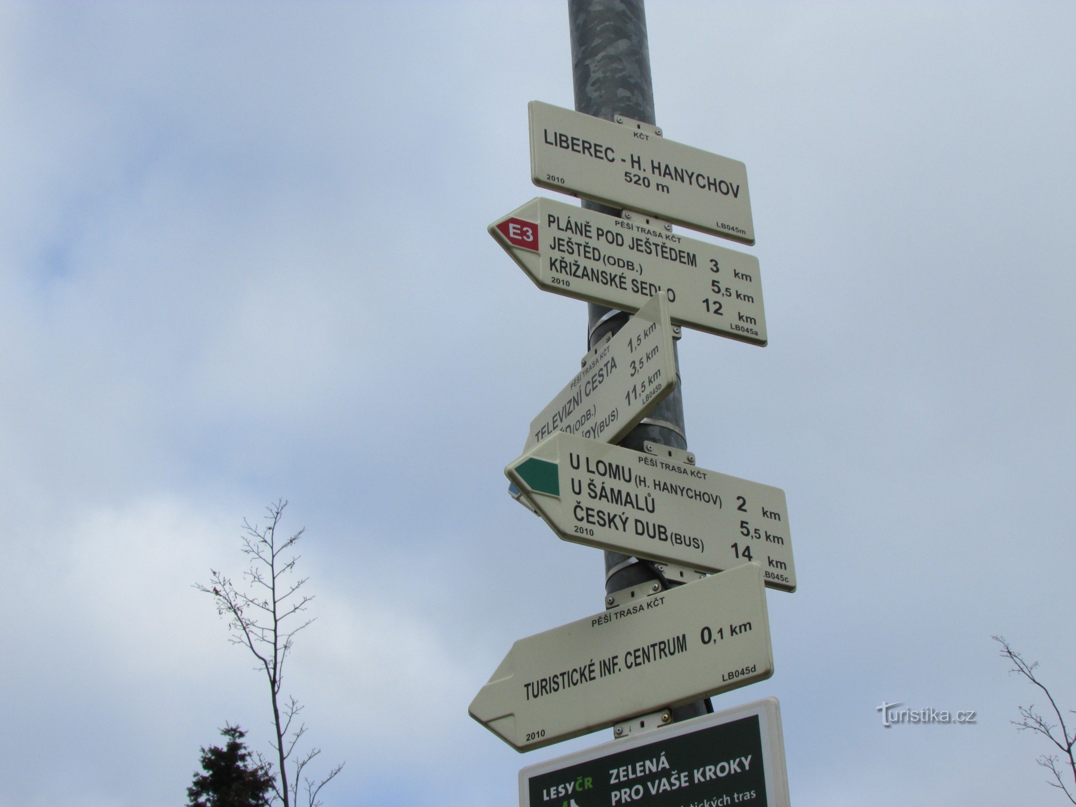 le début du parcours à la fin du tram