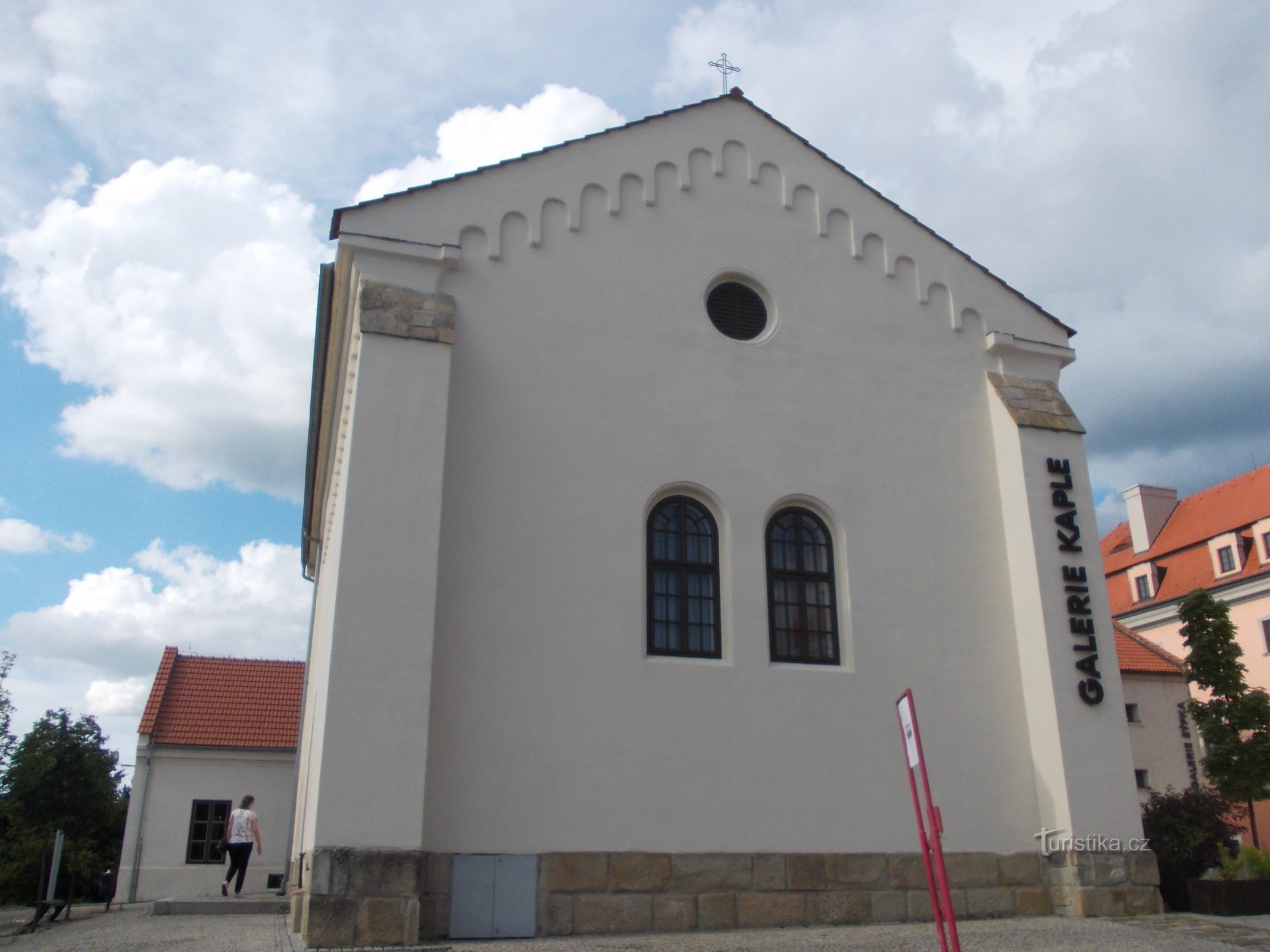 die Rückseite der Kapelle