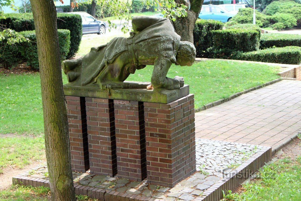 De achterkant van het monument