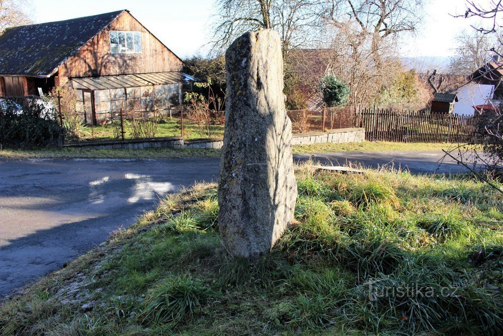 De achterkant van het monument