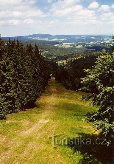 Atrás: vista da ponte