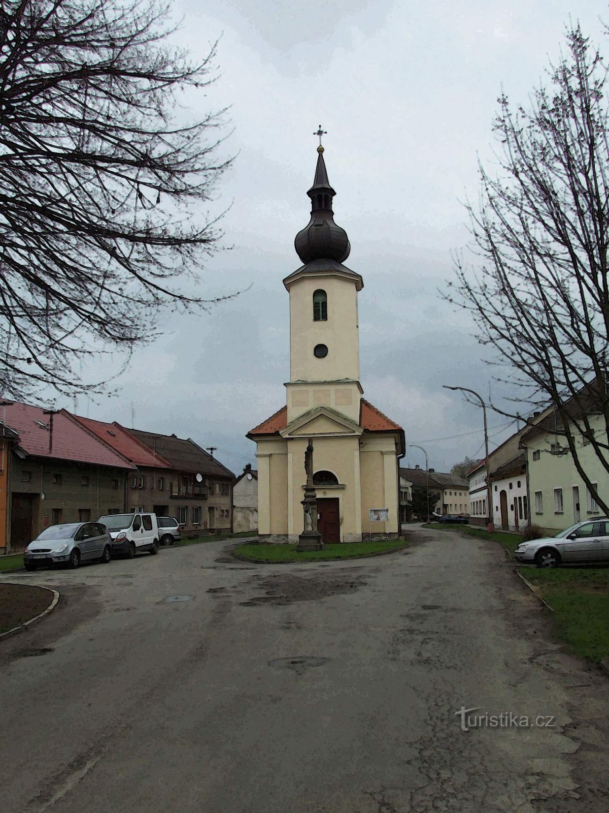 Záhlinice - Kościół Wniebowzięcia Marii Panny