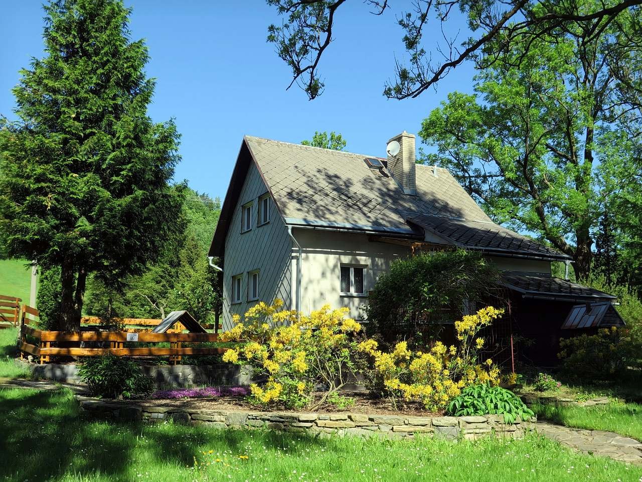 Garten im Frühling