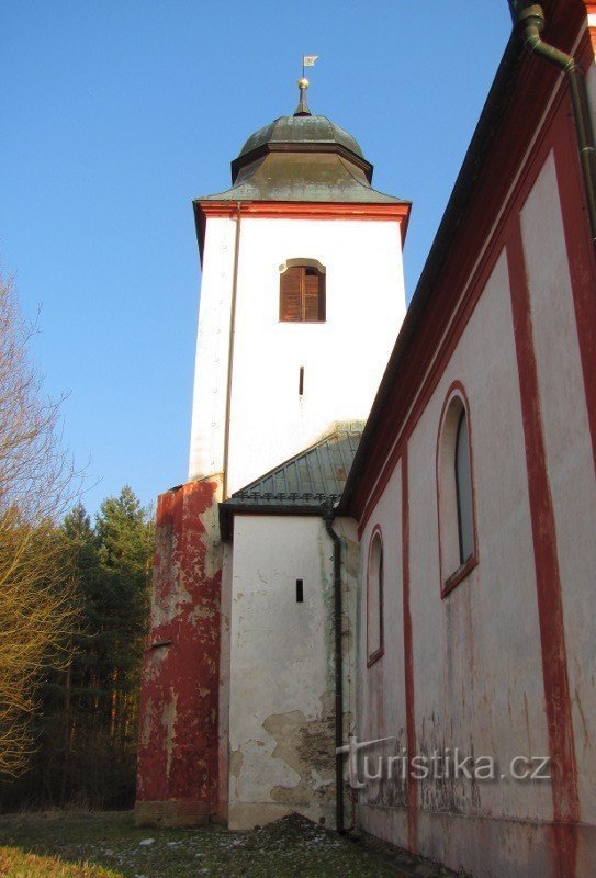 Jardin, église St. Accueillir