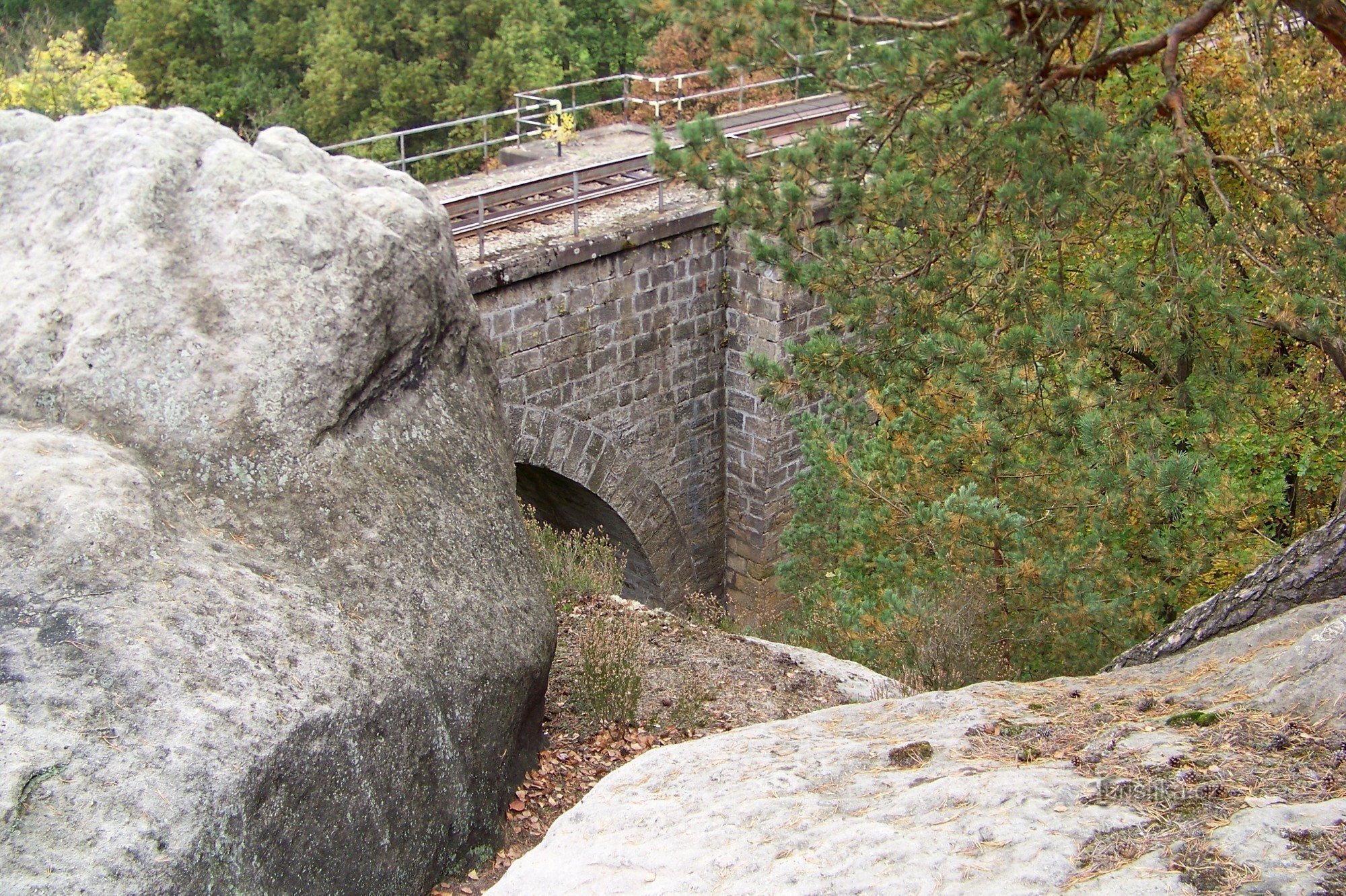 Zahrádky - železniční most 2010