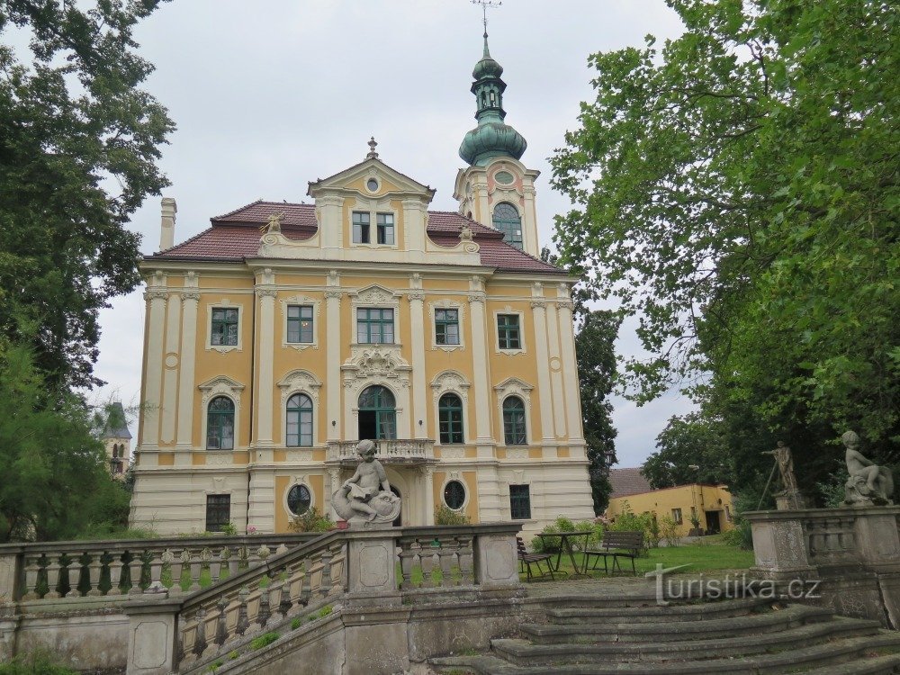 zahradní průčelí