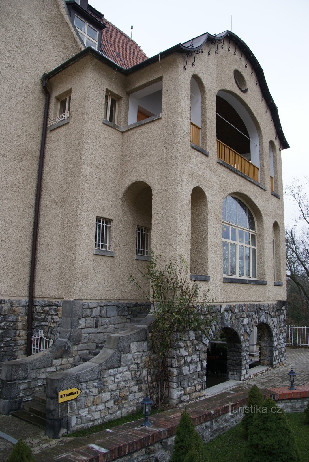 façade jardin avec loggia