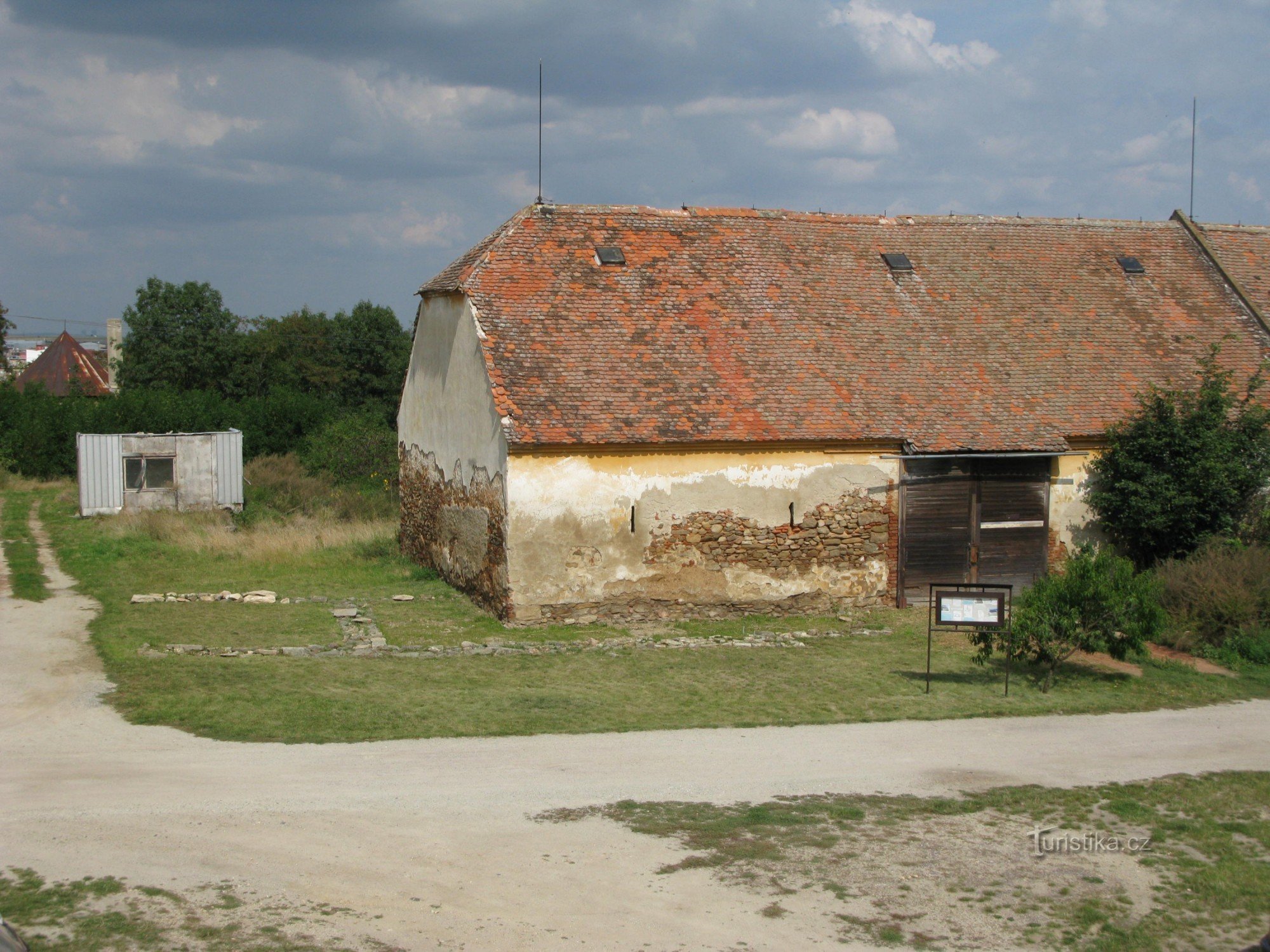 Fondamenti della Chiesa della Grande Moravia a Znojmo-Hradiště