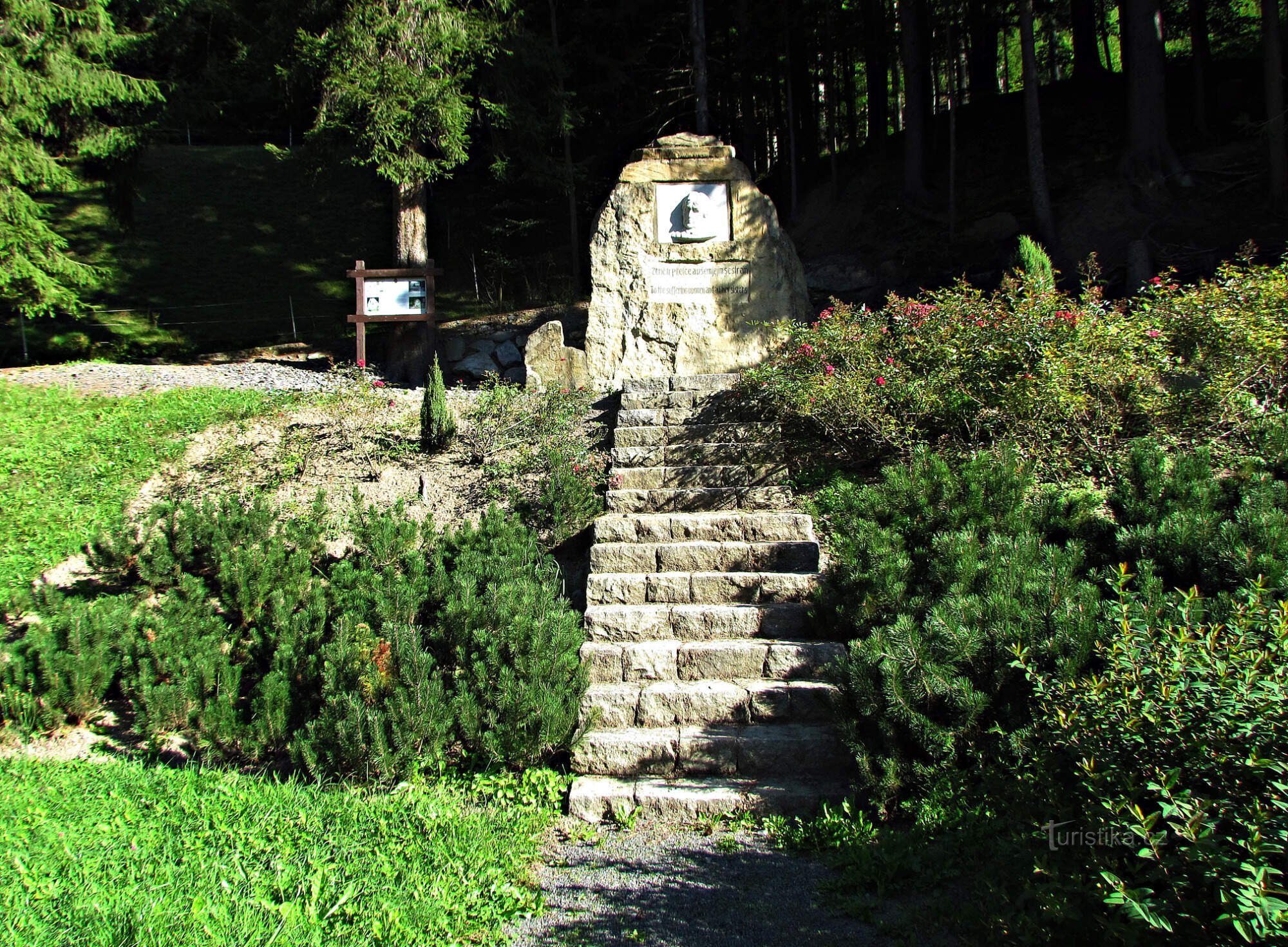 Zákopčí - Denkmal für Charlotte Garigue Masaryková