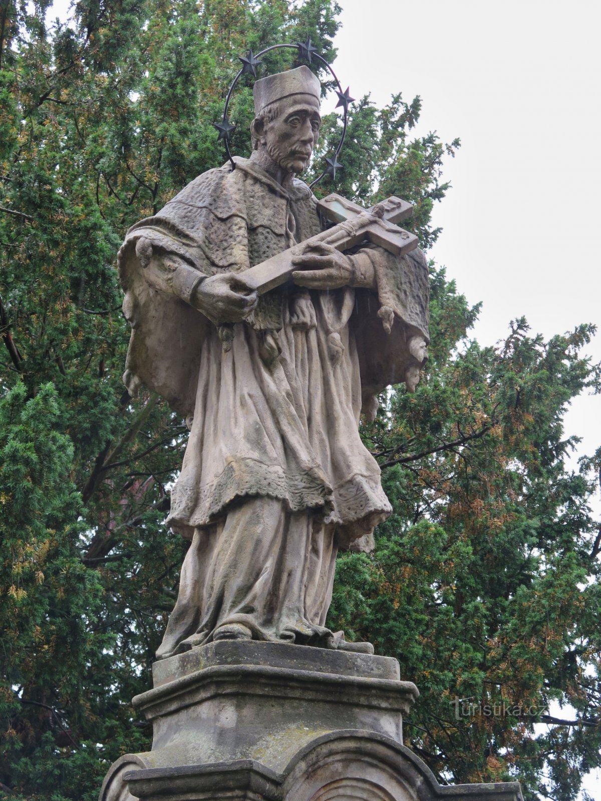 Indkøb - statue af St. Jan Nepomucký