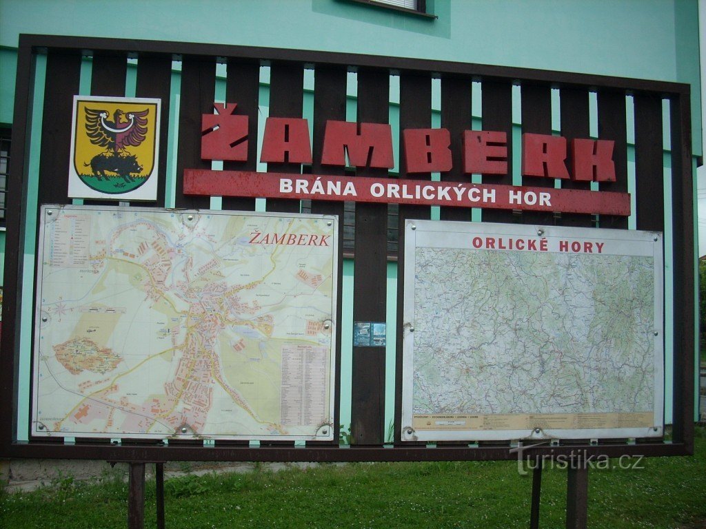 Žamberk - en stad av monument