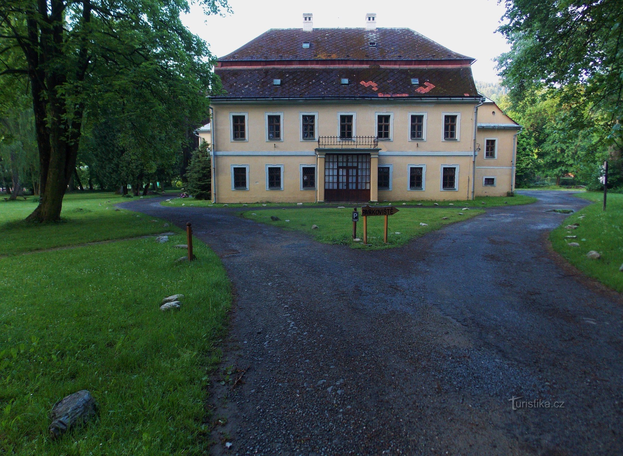 Grohmann manor in Vrbno pod Pradědem