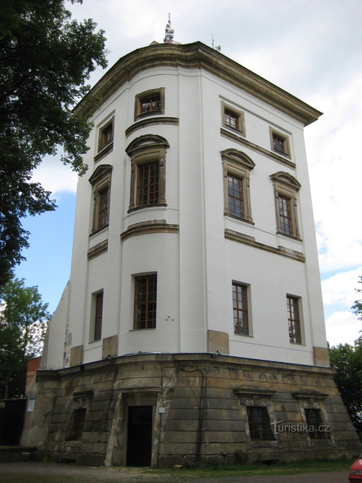 Castelo perto de Rudoltice