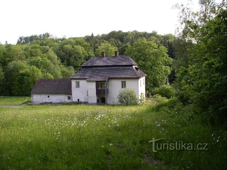 castle behind