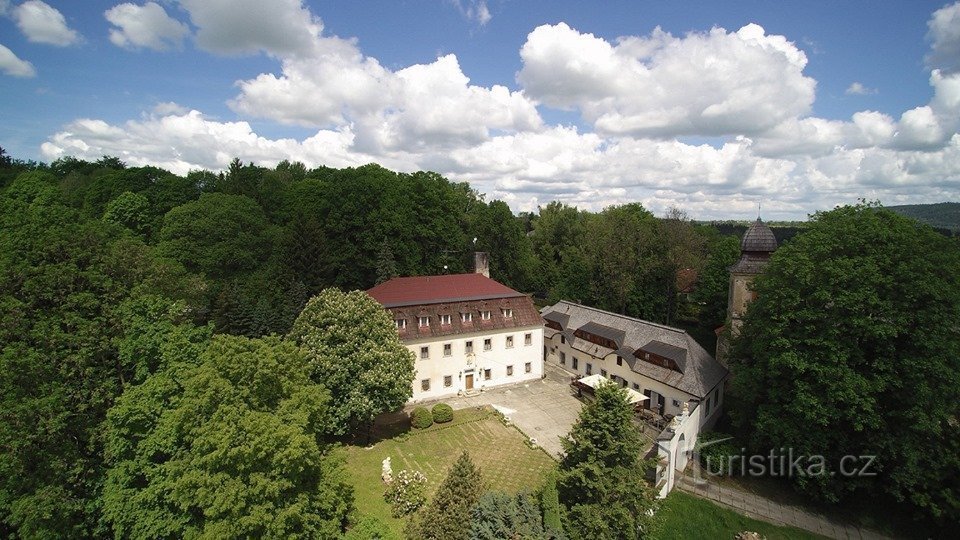 Pfarrhaus der Burg Vižín