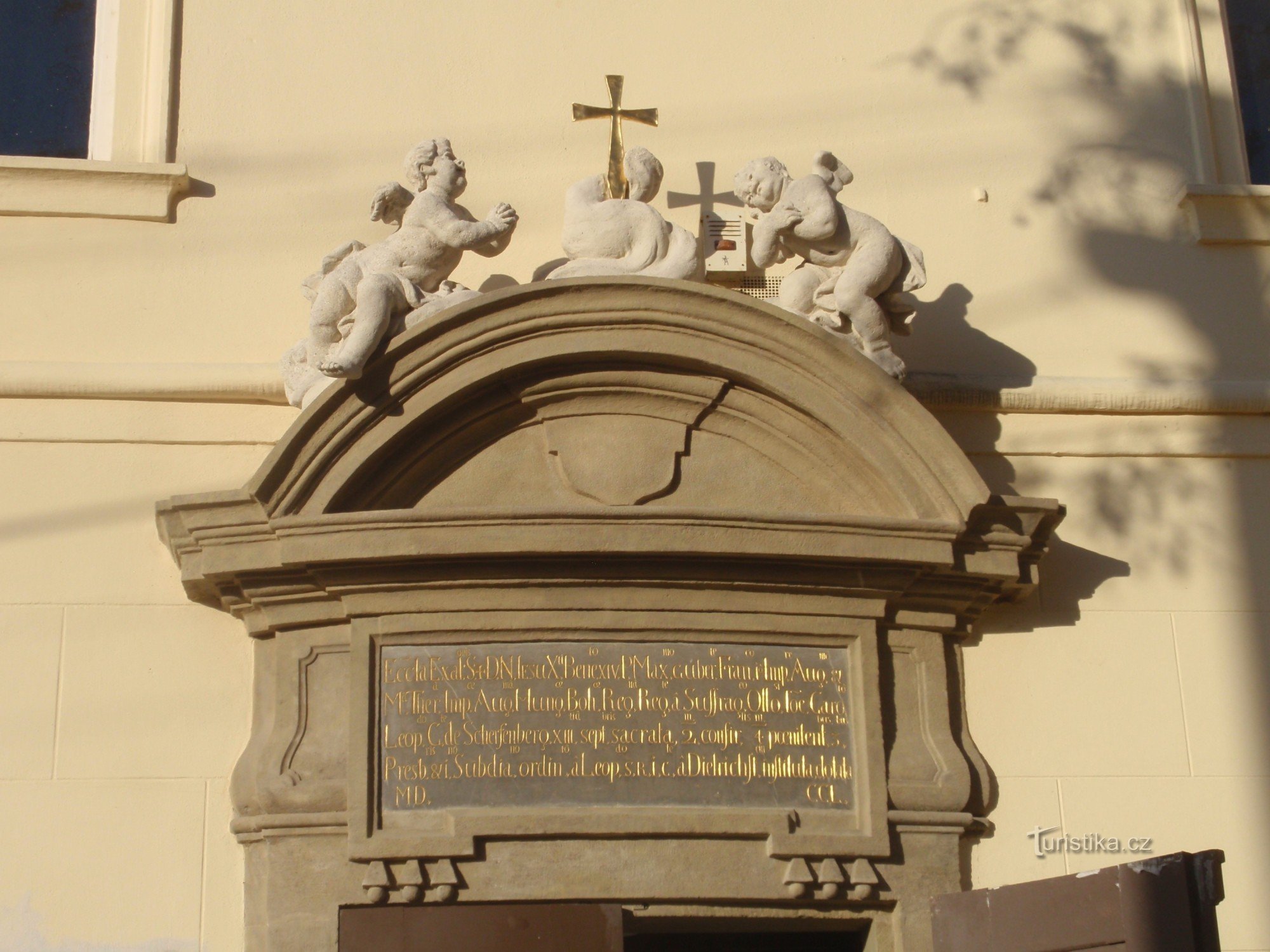 Castle Chapel Elevation of St. Crosses in Sokolnice