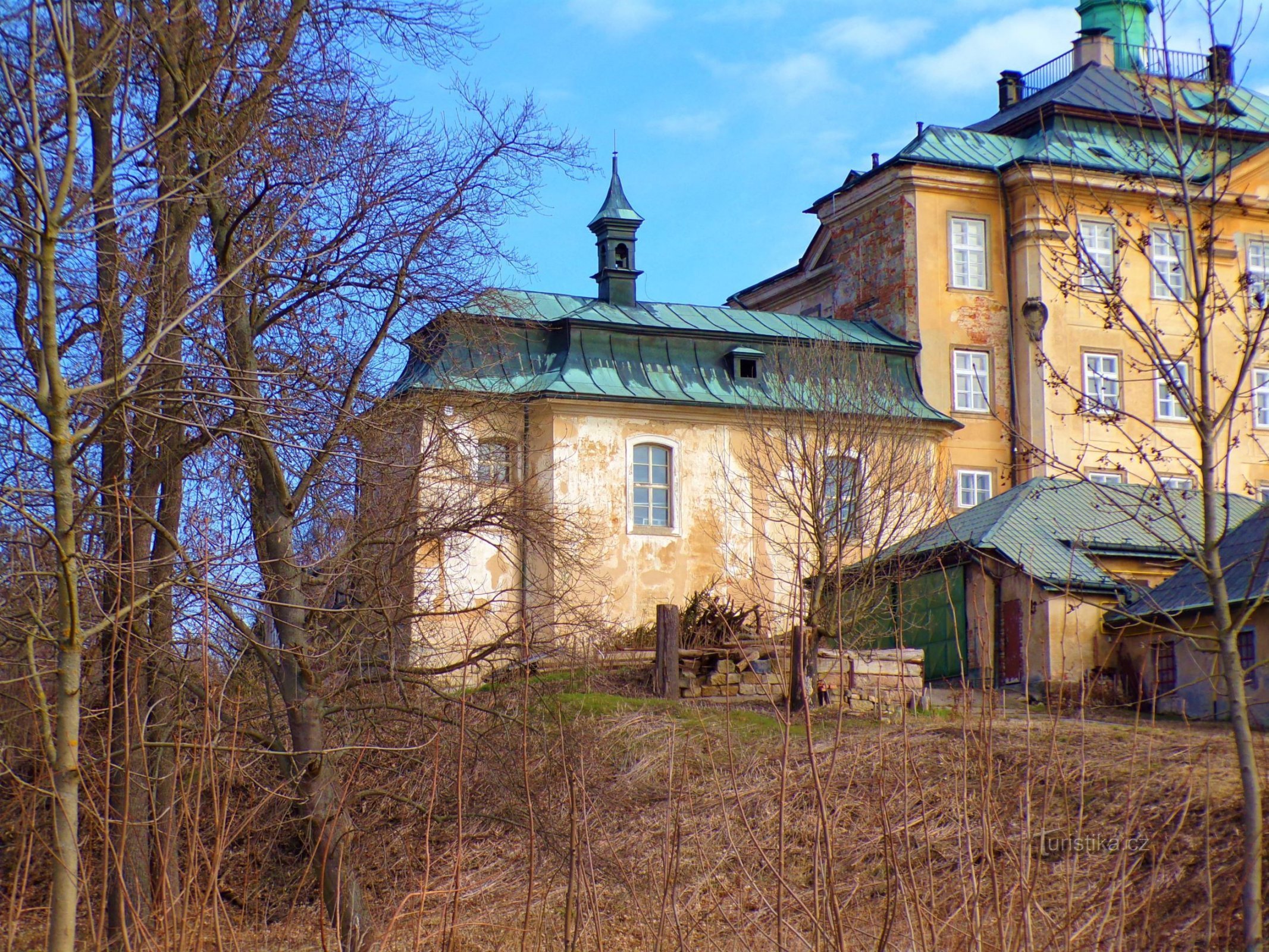 Castelul Capela Sf. Antonín Padovský (Jičíněves, 3.3.2022)