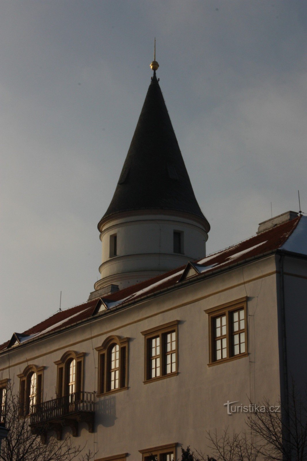 Tour du château de Přerov